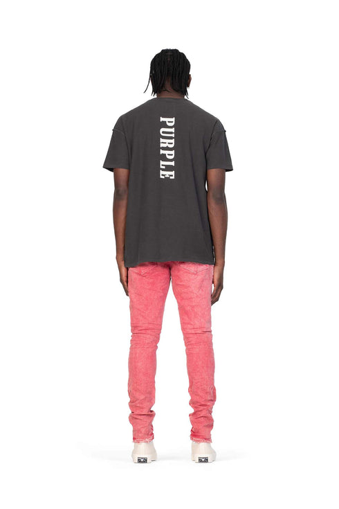 PURPLE BRAND P001 OXBLOOD SPECKLE OVERSPRAY Mens Apparel -